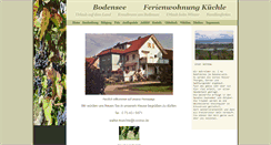 Desktop Screenshot of ferienwohnung-kuechle.de