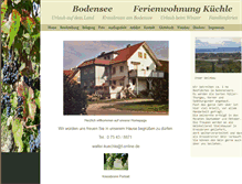 Tablet Screenshot of ferienwohnung-kuechle.de